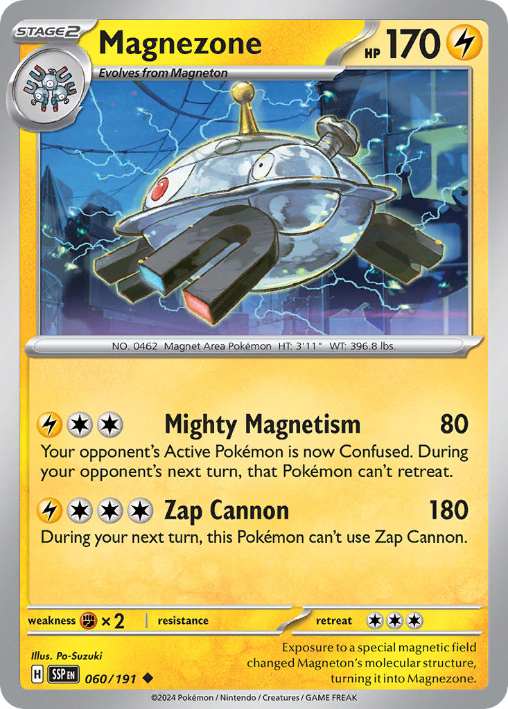 Magnezone – 060/191 Surging Sparks Pokemon Trading Card