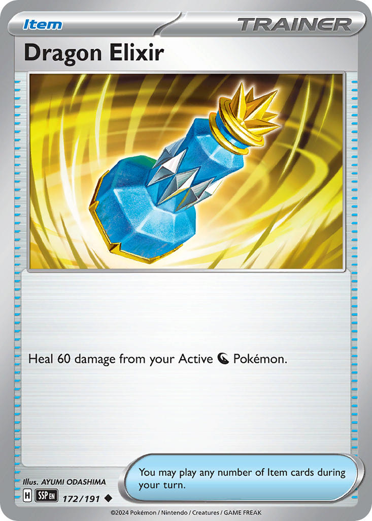 Dragon Elixir – 172/191 Surging Sparks Pokemon Trading Card