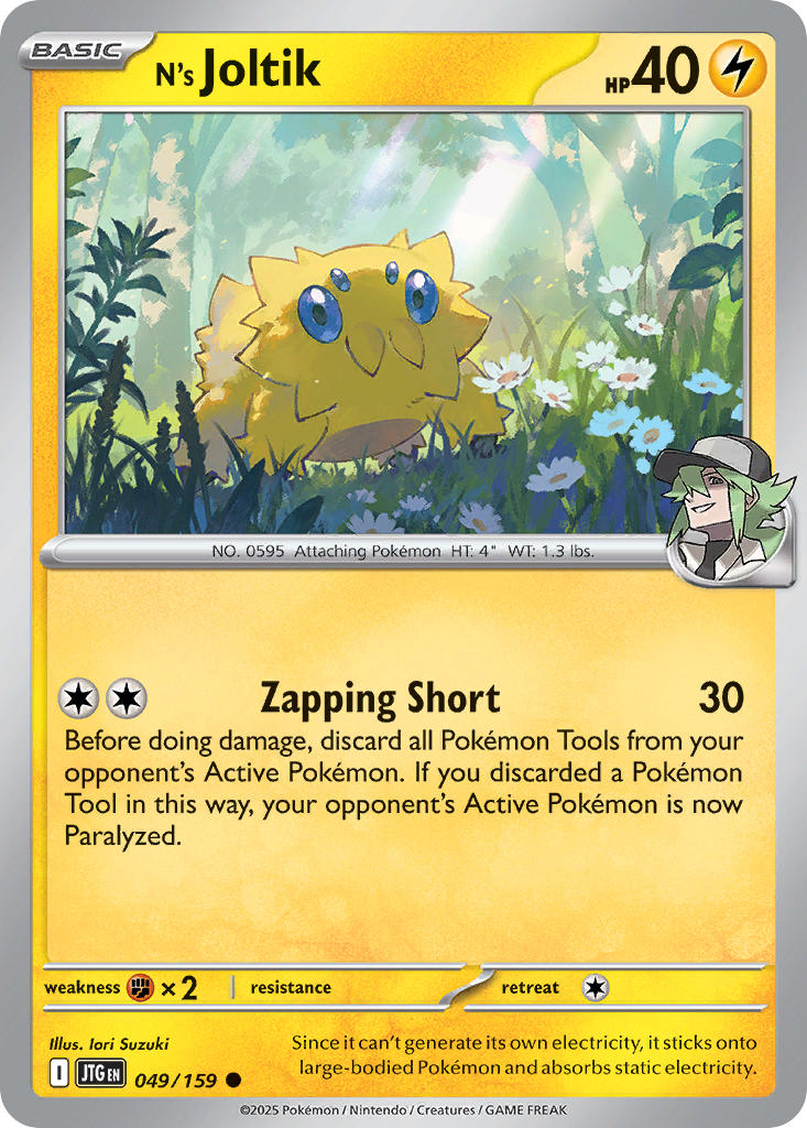 N’s Joltik Reverse Holo