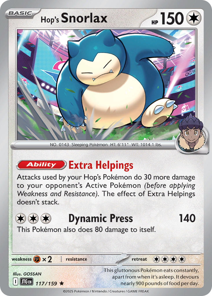 Hop’s Snorlax