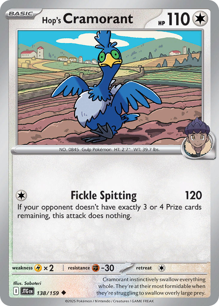 Hop’s Cramorant Reverse Holo