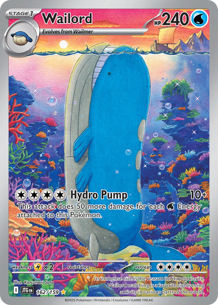 Wailord - Journey Together Pokemon Trading Card