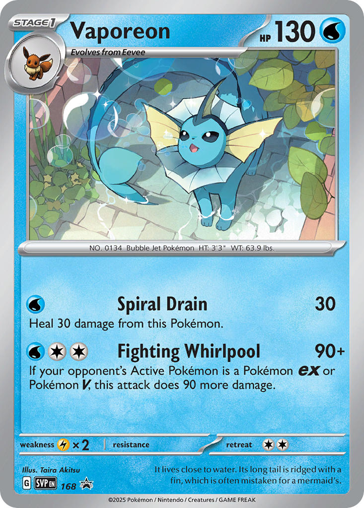 Vaporeon - Scarlet & Violet Promos Pokemon Trading Card