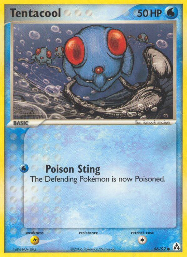 Tentacool – 66/92 Legend Maker Pokemon Trading Card