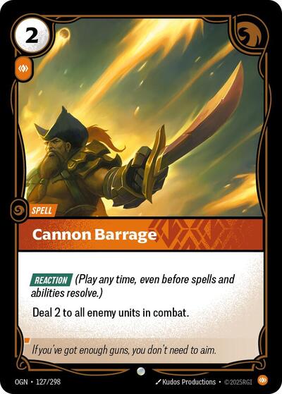Cannon Barrage (Foil)