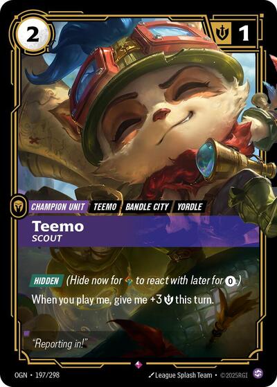 Teemo - Scout - Origins Riftbound Trading Card