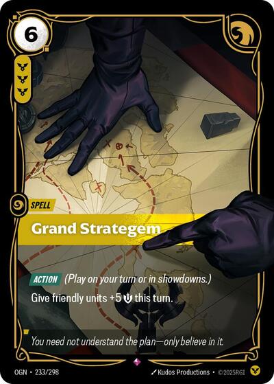 Grand Strategem - Origins Riftbound Trading Card