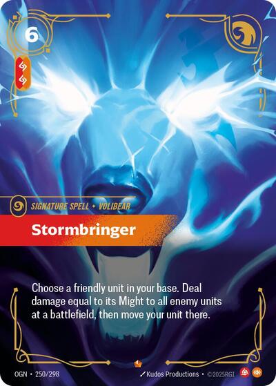 Stormbringer - Origins Riftbound Trading Card