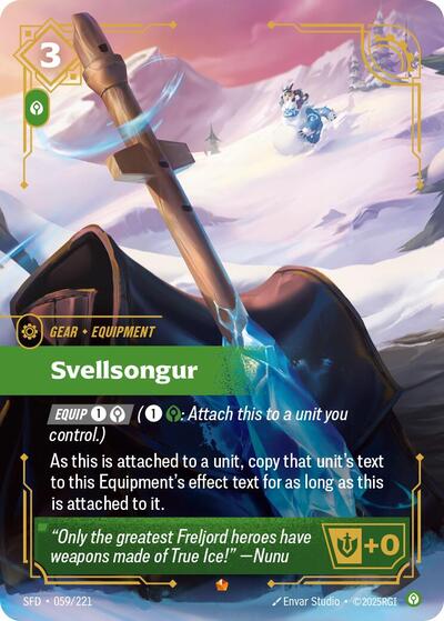 Svellsongur - Spiritforged Riftbound Trading Card