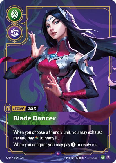 Irelia - Blade Dancer - Spiritforged Riftbound Trading Card