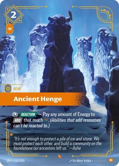 Ancient Henge - Spiritforged Riftbound Trading Card