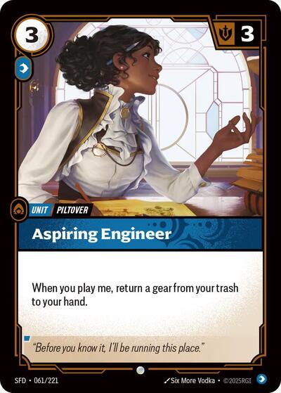 Aspiring Engineer - Spiritforged Riftbound Trading Card