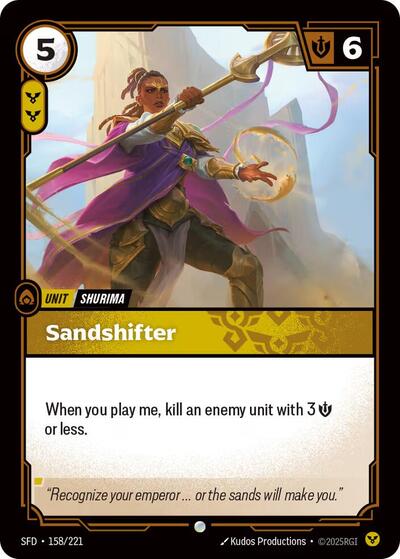 Sandshifter - Spiritforged Riftbound Trading Card