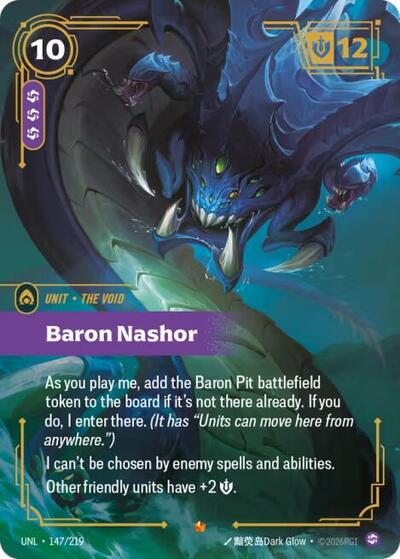 Baron Nashor - Unleashed Riftbound Trading Card