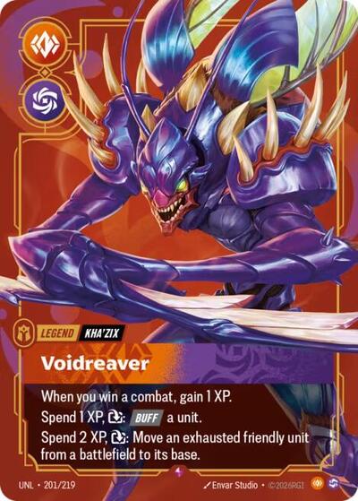 Kha'Zix - Voidreaver - Unleashed Riftbound Trading Card