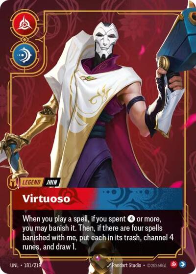 Jhin - Virtuoso - Unleashed Riftbound Trading Card