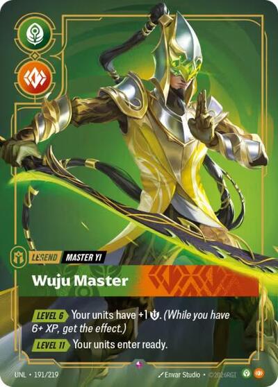 Master Yi - Wuju Master - Unleashed Riftbound Trading Card