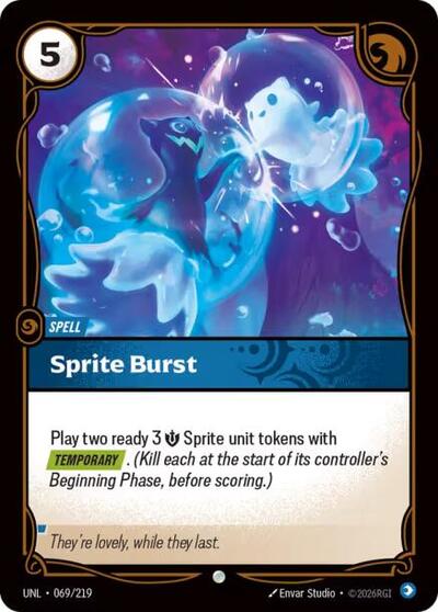 Sprite Burst - Unleashed Riftbound Trading Card