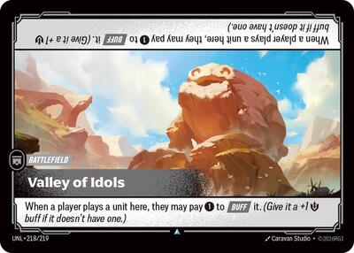 Valley of Idols - Unleashed Riftbound Trading Card