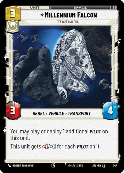 Millennium Falcon - Get Out And Push (Foil)