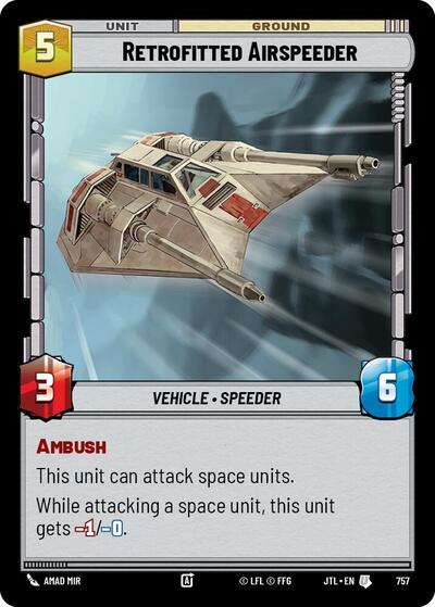 Retrofitted Airspeeder (Foil)
