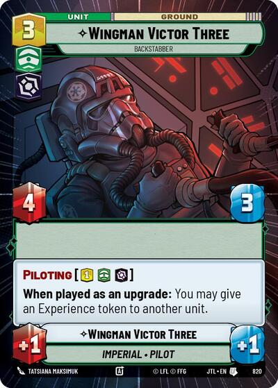 Wingman Victor Three - Backstabber (Hyperspace Foil)
