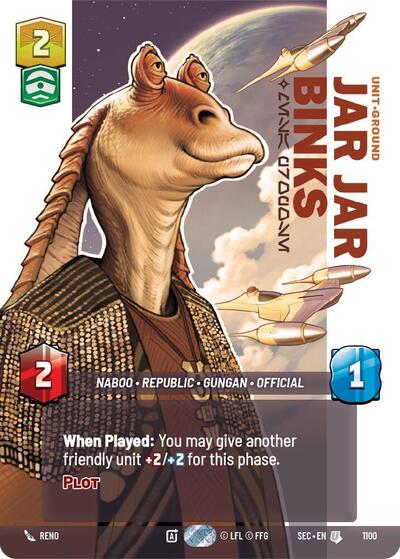Jar Jar Binks - Mesa Propose (Prestige Foil)