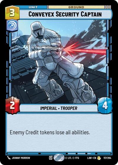 Conveyex Security Captain - A Lawless Time Star Wars Unlimited Trading Card