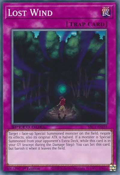 Lost Wind from Speed Duel: Streets of Battle City