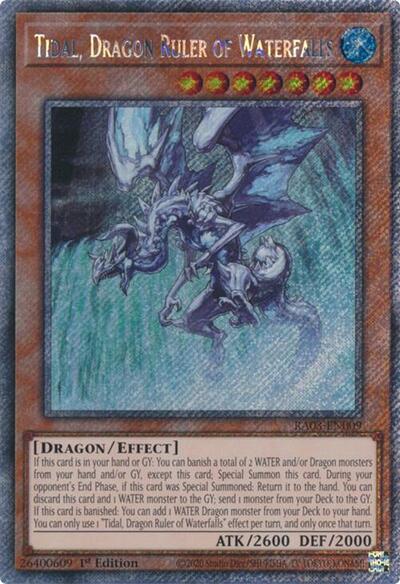 Tidal, Dragon Ruler of Waterfalls (Platinum Secret Rare)
