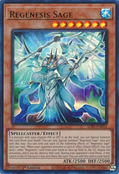 Regenesis Sage - Alliance Insight YuGiOh Trading Card